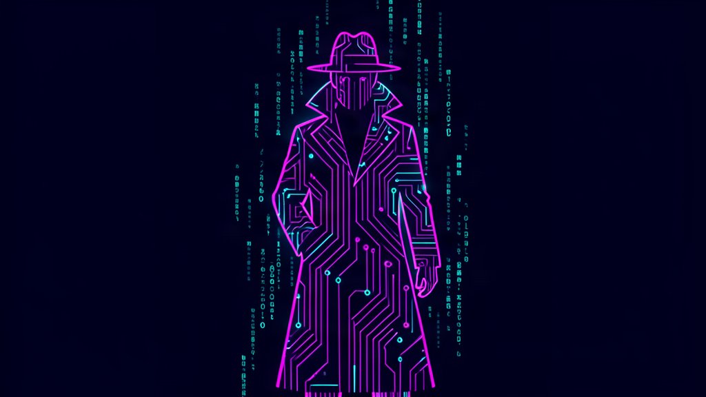 AI detective character solving mysteries